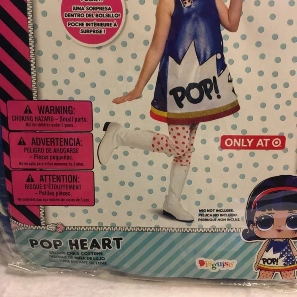 Disguise LOL Surprise Pop Heart Costume Kids Small New Deluxe Target Exclusive